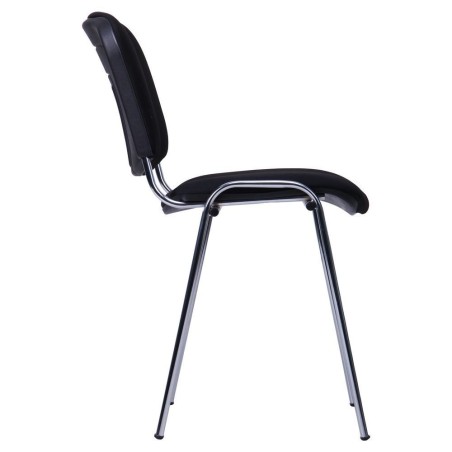 Silla NIZA NEW AM, chasis cromado, tejido A1, color negro*-2