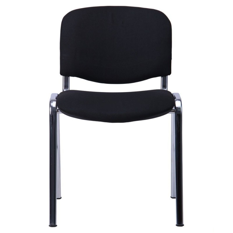 Silla NIZA NEW AM, chasis cromado, tejido A1, color negro*-3