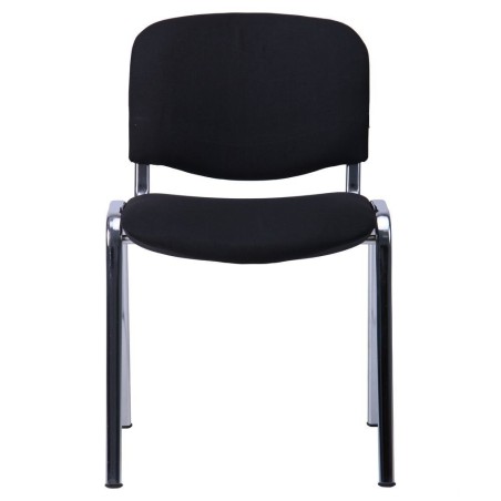 Silla NIZA NEW AM, chasis cromado, tejido A1, color negro*-3