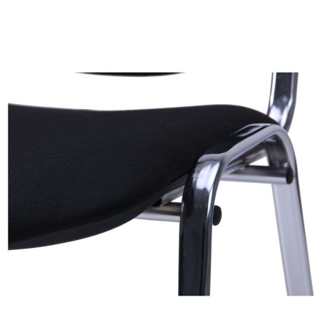 Silla NIZA NEW AM, chasis cromado, tejido A1, color negro*-5