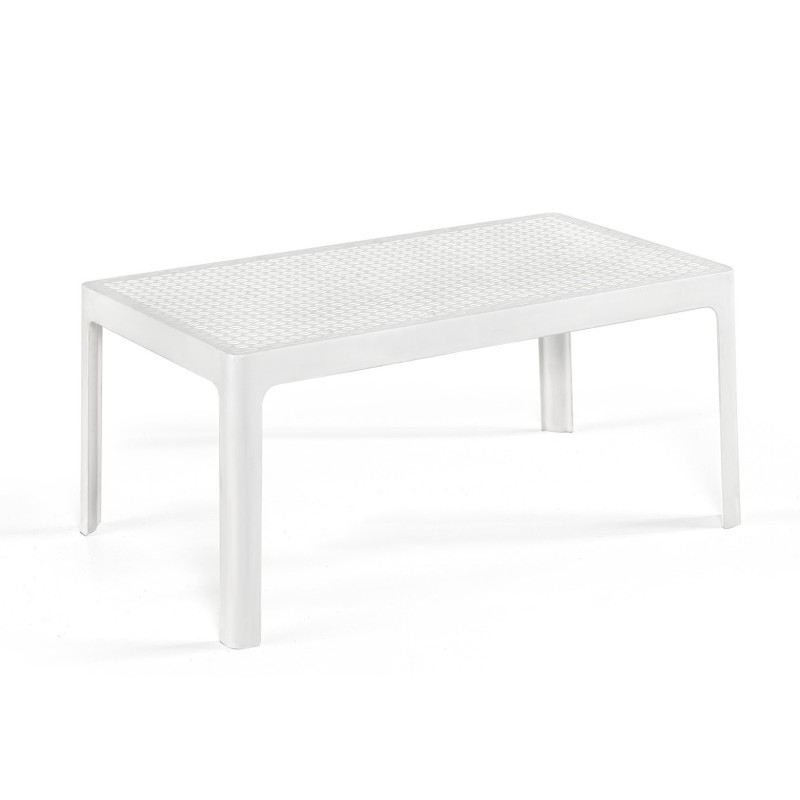 Mesa BILL, baja, polipropileno blanco, 90 x 50 cms