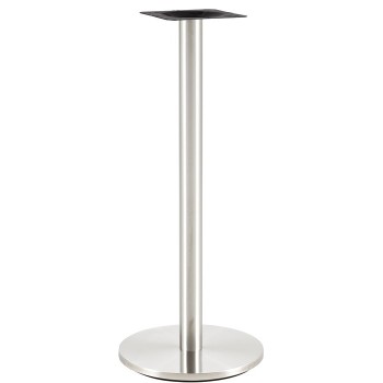 Base de mesa BENAGIL, alta, acero inoxidable, base 45 cms de diámetro, altura 110 cms