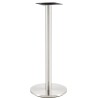 Base de mesa BENAGIL, alta, acero inoxidable, base 45 cms de diámetro, altura 110 cms
