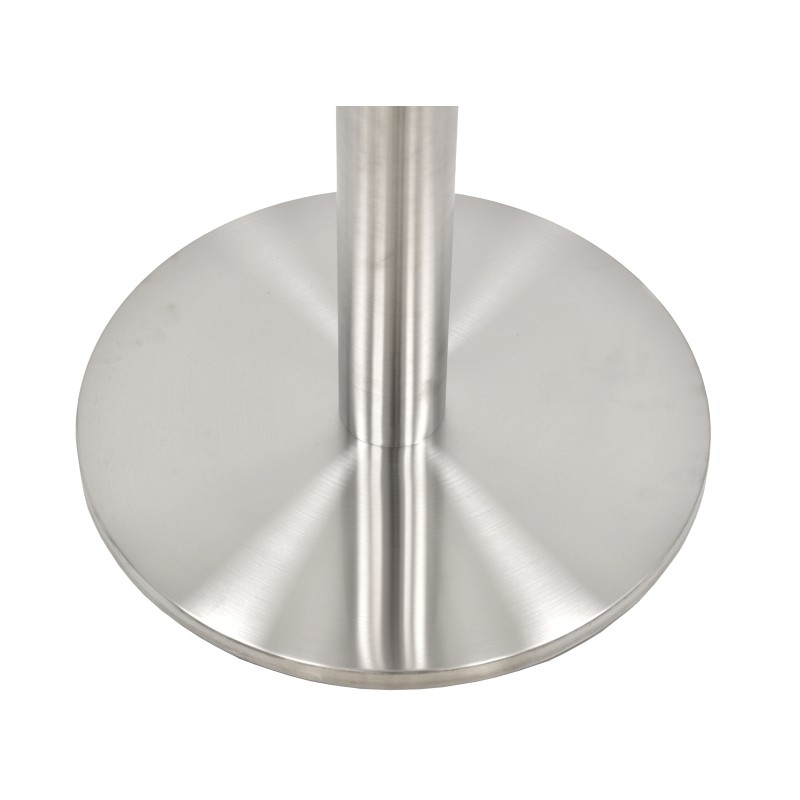 Base de mesa BENAGIL, alta, acero inoxidable, base 45 cms de diámetro, altura 110 cms-0