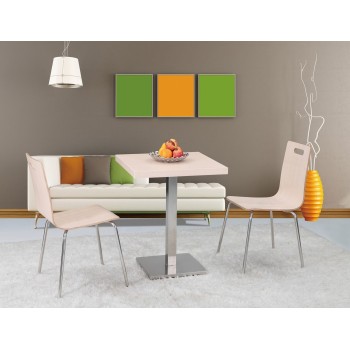 Base de mesa IPANEMA, acero inoxidable, base de 45 x 45 cms, altura 72 cms 2
