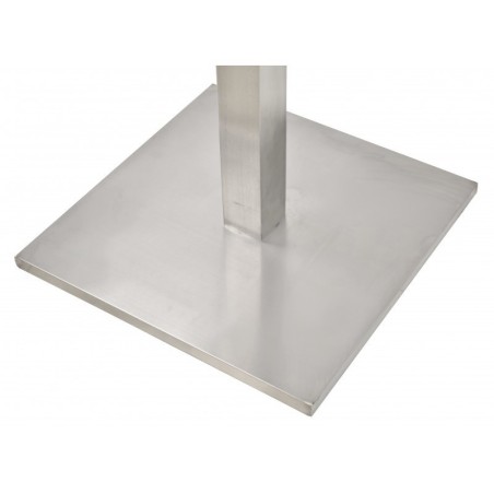 Base de mesa IPANEMA, acero inoxidable, base de 45 x 45 cms, altura 72 cms-3
