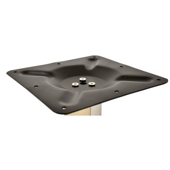Base de mesa IPANEMA, alta, acero inoxidable, base de 45 x 45 cms, altura 110 cms 2