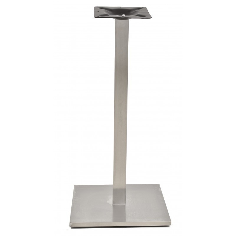 Base de mesa IPANEMA, alta, acero inoxidable, base de 45 x 45 cms, altura 110 cms-2
