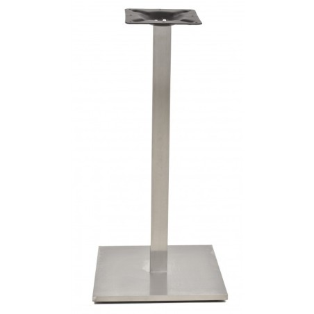 Base de mesa IPANEMA, alta, acero inoxidable, base de 45 x 45 cms, altura 110 cms-2