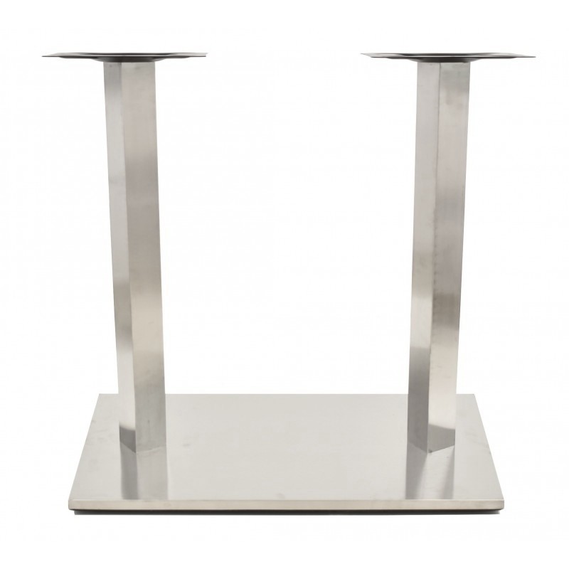 Base de mesa IPANEMA, acero inoxidable, base de 70 x 40 cms, altura 72 cms-3
