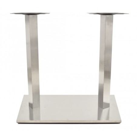 Base de mesa IPANEMA, acero inoxidable, base de 70 x 40 cms, altura 72 cms-3