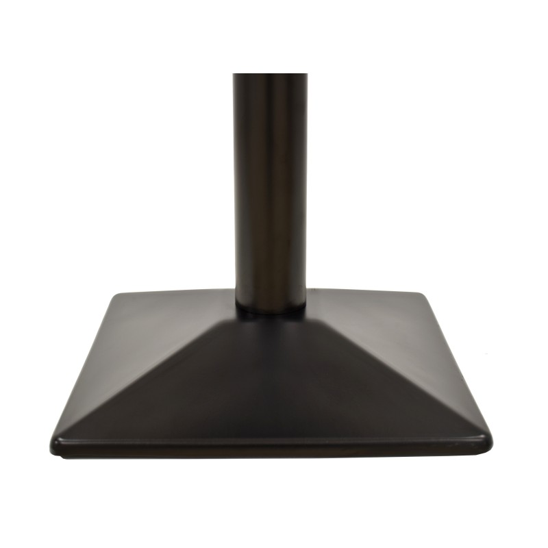 Base de mesa SOHO, alta, negra, base de 40 x 40 cms, altura 110 cms-2