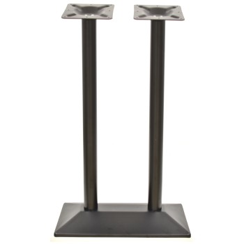 Base de mesa SOHO, alta, rectangular, negra, base de 70 x 40 cms, altura 110 cms