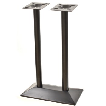 Base de mesa SOHO, alta, rectangular, negra, base de 70 x 40 cms, altura 110 cms 2