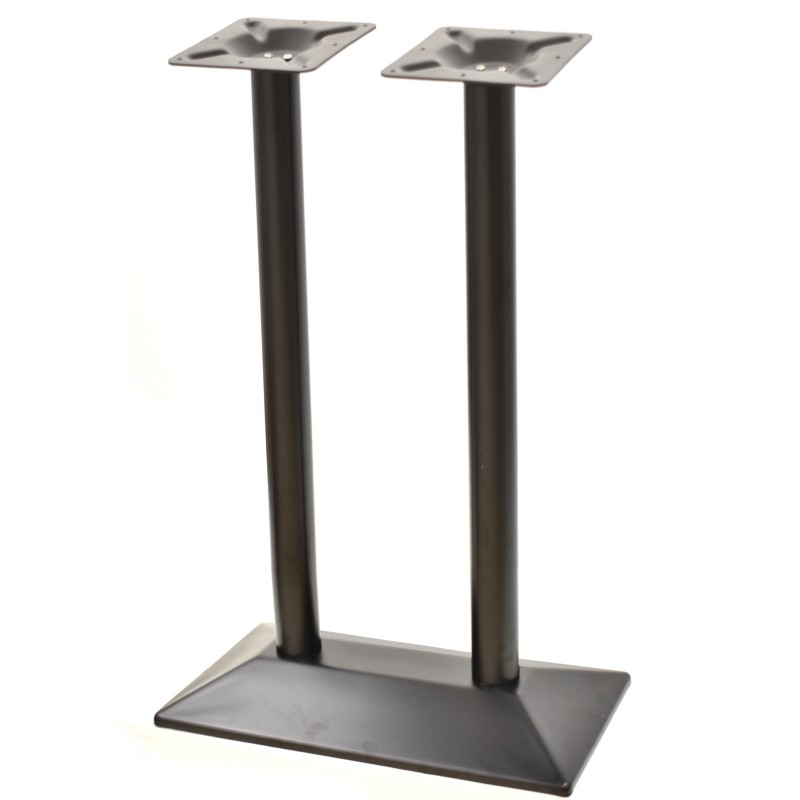 Base de mesa SOHO, alta, rectangular, negra, base de 70 x 40 cms, altura 110 cms-0