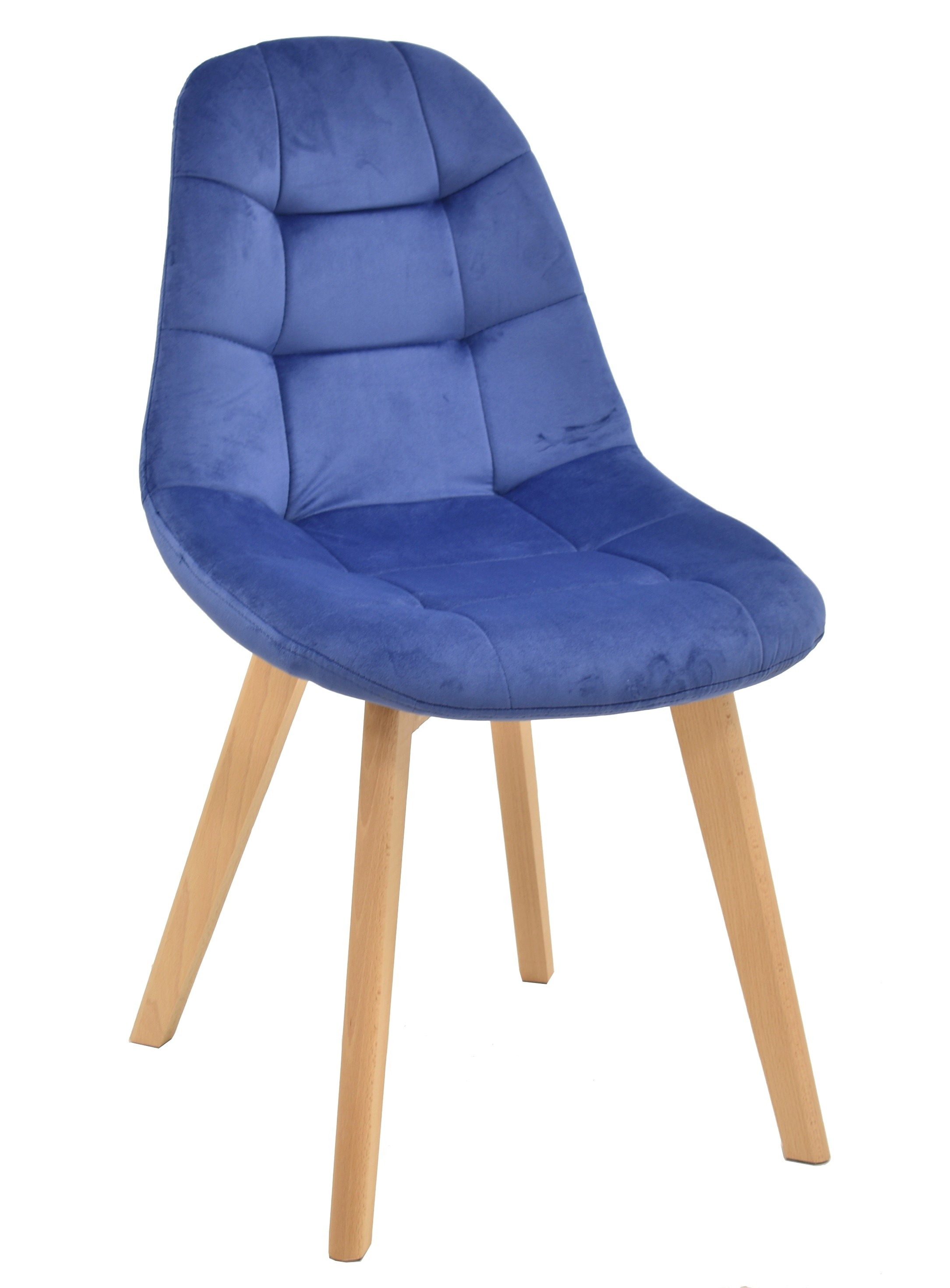 Tapizada velvet azul