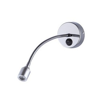 Lámpara WL-I502, aplique, cromado, lectura led