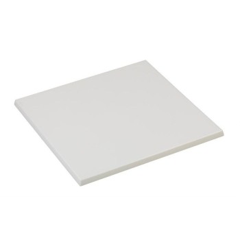 Tablero de mesa Werzalit Alemania, BLANCO 01, 80 x 80 cms*
