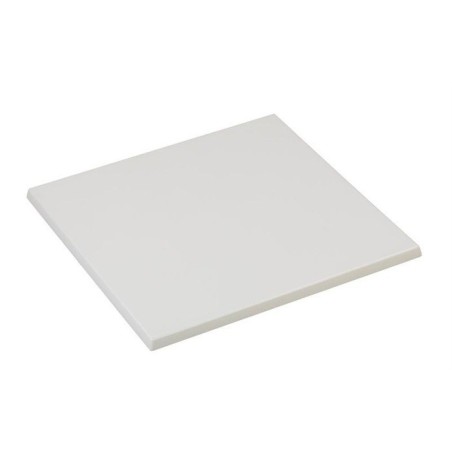 Tablero de mesa Werzalit Alemania, BLANCO 01, 80 x 80 cms*