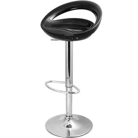 Taburete FLIT (M), cromado, abs negro