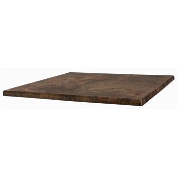 Tablero de mesa Werzalit-Sm, MARRÓN ÓXIDO 223, 80 x 80 cms*