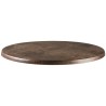 Tablero de mesa Werzalit-Sm, MARRÓN ÓXIDO 223, 70 cms de diámetro*.