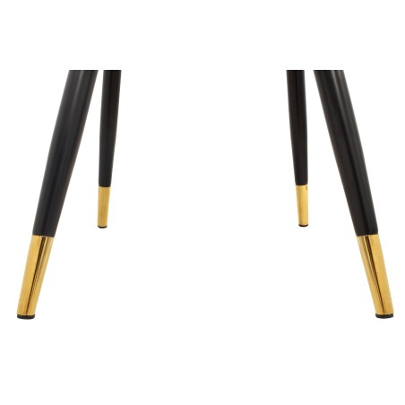 Silla GLAMOUR, metal, tapizado velvet azul-4