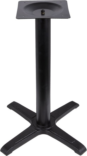 Base de mesa CARIBE, negra, base de 56 x 56 cms, altura 72 cms