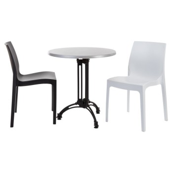 Base de mesa EIFFEL, aluminio, 3 pies, negra, altura 70 cms. ( Ver también 110.BEIF3ALNE ) 2