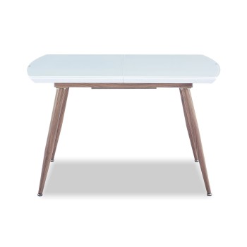 Mesa SOHAIL, extensible, metal, madera, cristal,140 ~ 180x80 cms 2