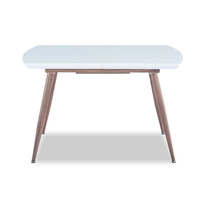 Mesa SOHAIL, extensible, metal, madera, cristal,140 ~ 180x80 cms-0