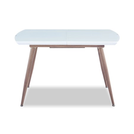 Mesa SOHAIL, extensible, metal, madera, cristal,140 ~ 180x80 cms-0