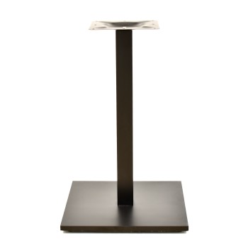 Base de mesa BEVERLY, tubo cuadrado, negra, base de 45 x 45 cms, altura 72 cms 2