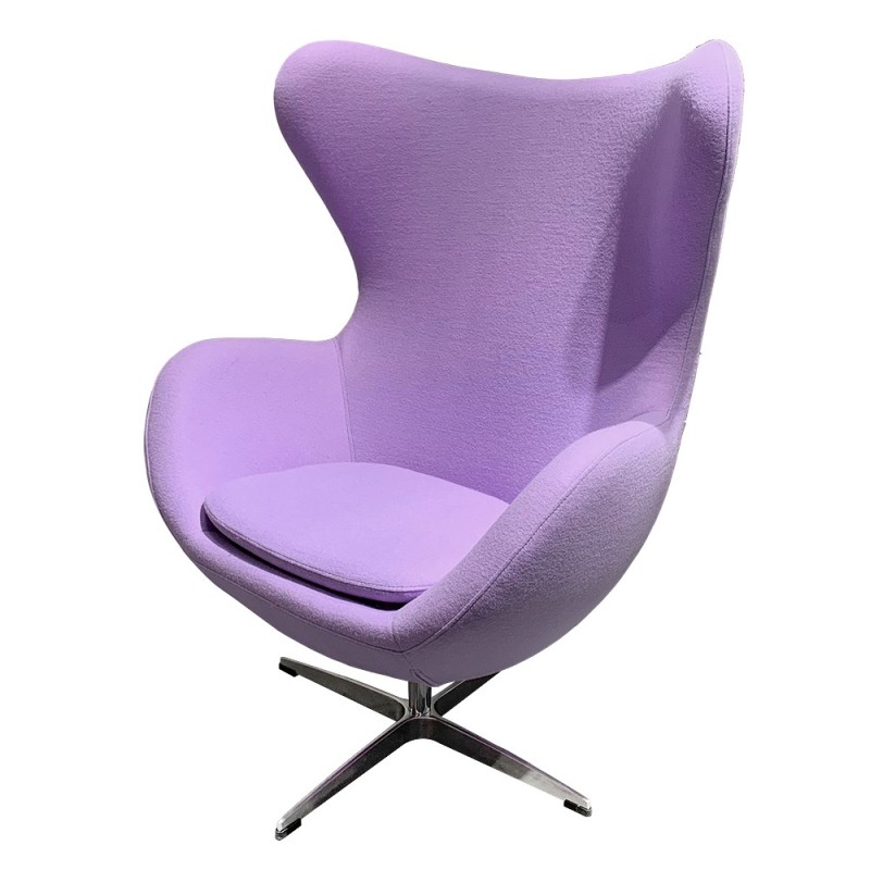 Sillón EG SH047, tapizado cachemira lila 47-0
