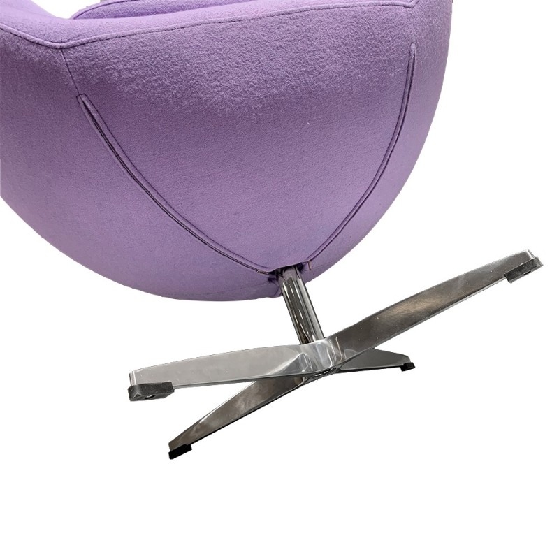 Sillón EG SH047, tapizado cachemira lila 47-5