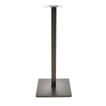 Base de mesa BEVERLY, alta, tubo cuadrado, negra, base de 45 x 45 cms, altura 110 cms 2