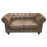 CHESTER PREMIUM sofa, 2 seater, vintage synthetic leather