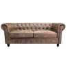 CHESTER PREMIUM sofa, 3 seater, vintage synthetic leather