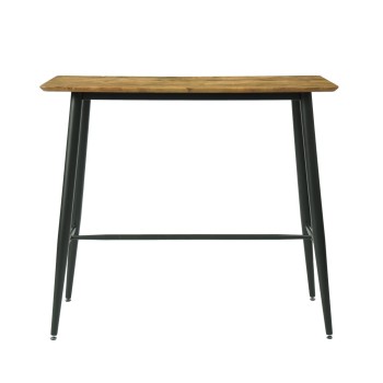 Mesa alta NITRA, metal, tapa DM 6064 vintage, 120 x 60 cms 2