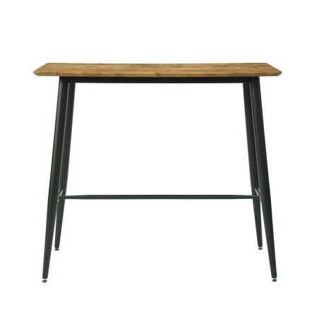 Mesa alta NITRA, metal, tapa DM 6064 vintage, 120 x 60 cms-0
