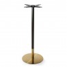 VERSALLES NEW Table base, high, gold and black, 43 cms in diameter, height 110 cms