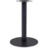 Table base BOMBAY, round tube, black, steel base 8 mm 45 cms in diameter, height 72 cms