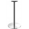 Table base BENAMARA, high, stainless steel, steel base 8 mm 45 cms in diameter, height 110 cms