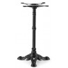 BRISTOL NEW Table base, foundry, 3 spokes, black, height 72 cms