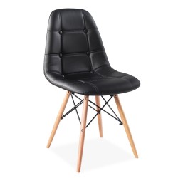 BRISA chair, wood, black...