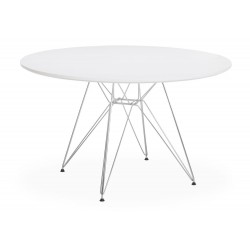 STAR table, chromed, white...