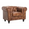 CHESTER Armchair, old leather synthetic leather