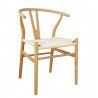 WISH chair, beech wood, natural, braided fiber