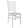 TRENZA chair, stackable, white polypropylene