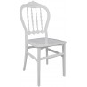 LIRA chair, stackable, white polypropylene
